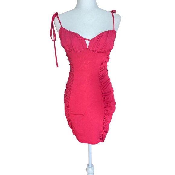 ASOS Design Womens Cami Mini Dress Size 4 in Hot Pink - Picture 4 of 6